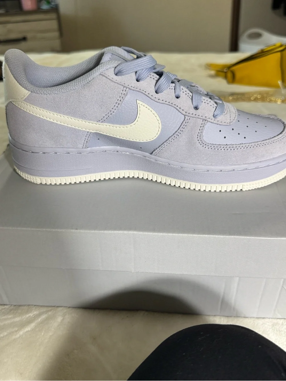 Nike Kids Air Force 1 Low - Lavender & White